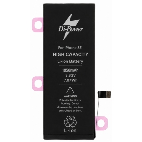 Batería para Apple iPhone SE (2016), acumulador Di-Power 1850 mAh (capacidad aumentada)