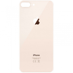 Apple iPhone 8 Plus tapa trasera de la batería (dorado) (bigger hole for camera)