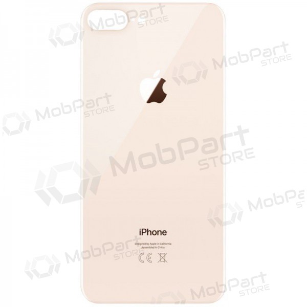 Apple iPhone 8 Plus tapa trasera de la batería (dorado) (bigger hole for camera) Apple iPhone 8 Plus tapa trasera de la batería (dorado) (bigger hole for camera)