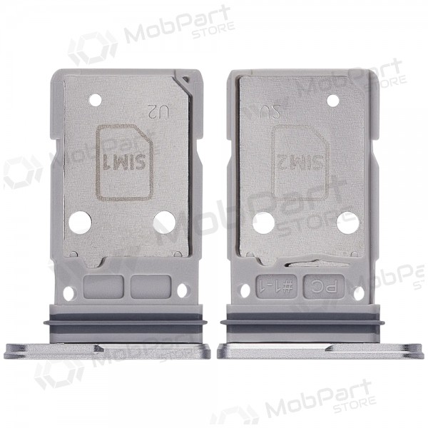 Soporte de tarjeta SIM Samsung Galaxy S25 FE (plateado) (original)