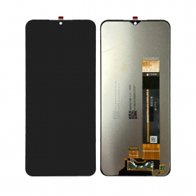 Ekranas Samsung A137 A13 2022 su lietimui jautriu stikliuku Black ORG