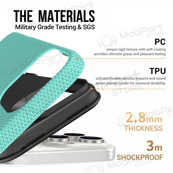 Apple iPhone 15 funda „Perfectionists“ (verde)