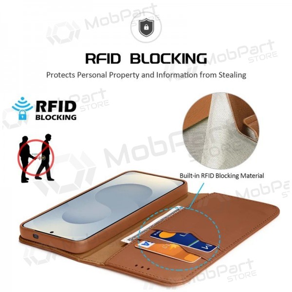 Funda para Samsung Galaxy S25 Edge -Dux Ducis Hivo- (marrón)