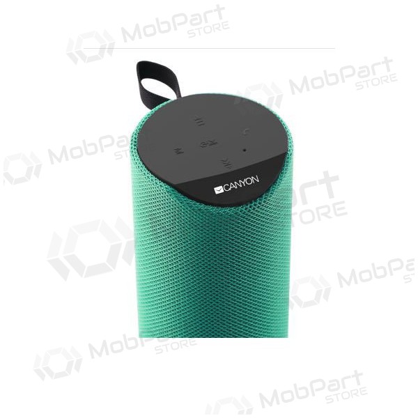 Altavoz portátil Bluetooth CANYON CNS-CBTSP5 (MicroSD, AUX, BT V5.0, 1200mAh) (verde)