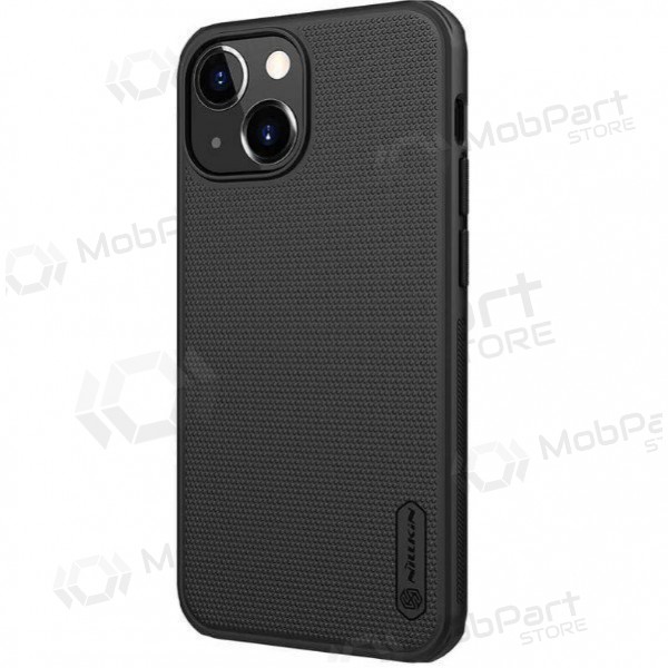 Apple iPhone 15 funda „Nillkin Frosted Shield“ (negro)