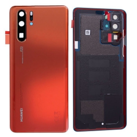 Huawei P30 Pro tapa trasera de la batería rojo (Amber Sunrise) (usada grade A, original)