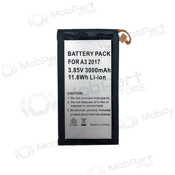 Samsung A320F Galaxy A3 (2017) (EB-BA320ABE) bateria / acumulador (3000mAh)
