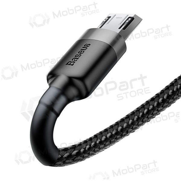 USB cable Baseus Cafule Type-C 2.0m 2.0A (gris-negro) CATKLF-CG1
