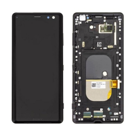 Sony Xperia XZ3 H8416 / H9436 pantalla (negro) (con un marco) (usada grade B, original)
