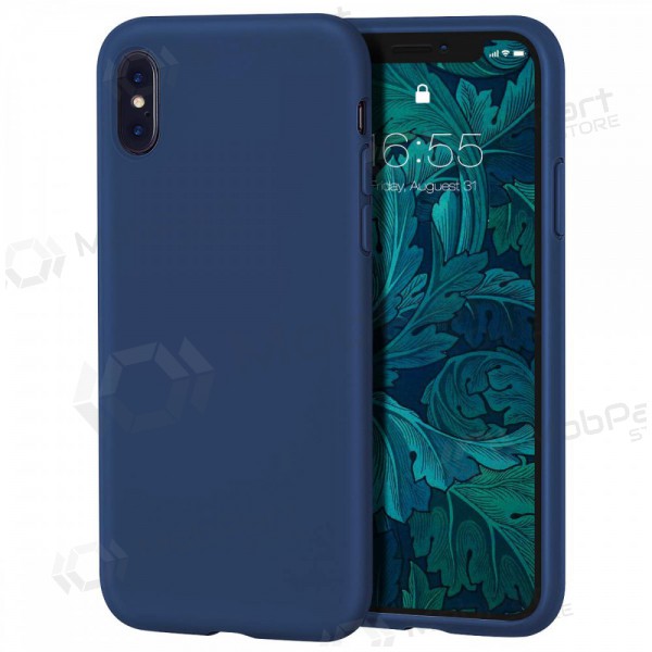 Funda para Apple iPhone 13 mini -Liquid Silicone- 1.5mm (azul oscuro)