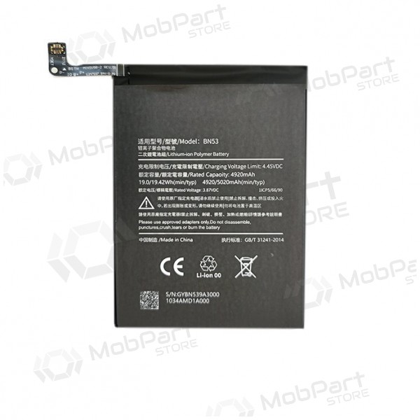 Batería / acumulador XIAOMI Redmi Note 9 Pro Max (5020mAh)