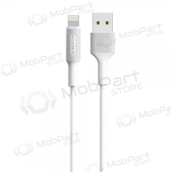 USB cable Borofone BX1 Lightning 1.0m (blanco)