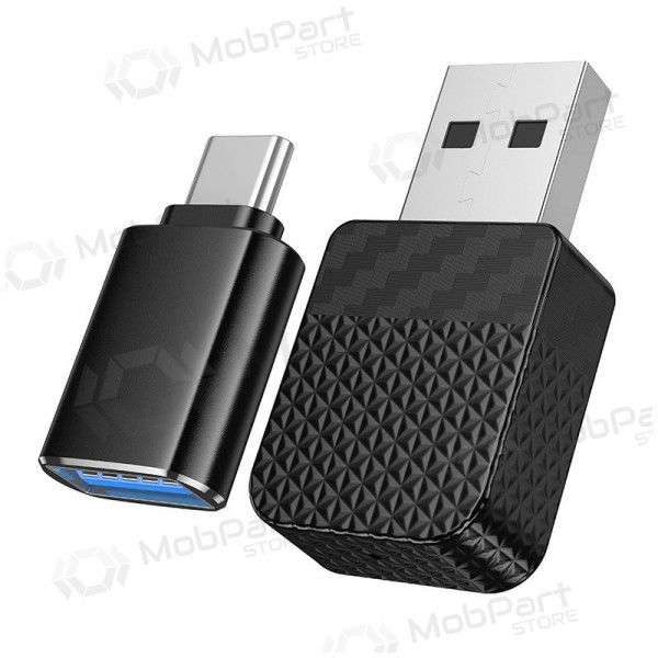 Adaptador inalámbrico CarPlay Hoco HU3 negro