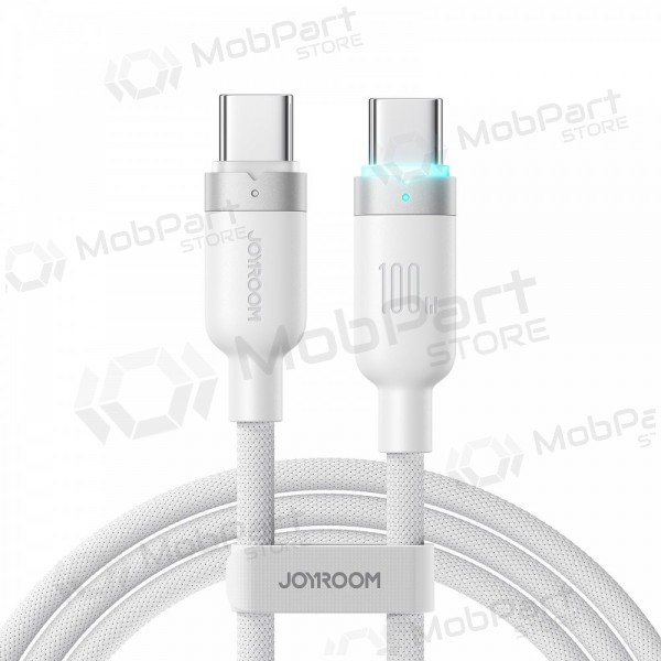Cable USB-C Joyroom S-A63 USB-C a USB-C 1.2 m 100 W blanco