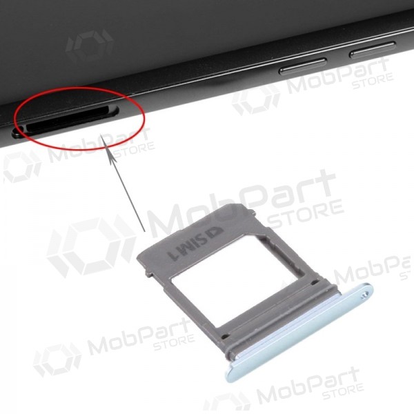 Samsung A520F Galaxy A5 2017 Titular de la tarjeta SIM (2piezas) (azul) (original)