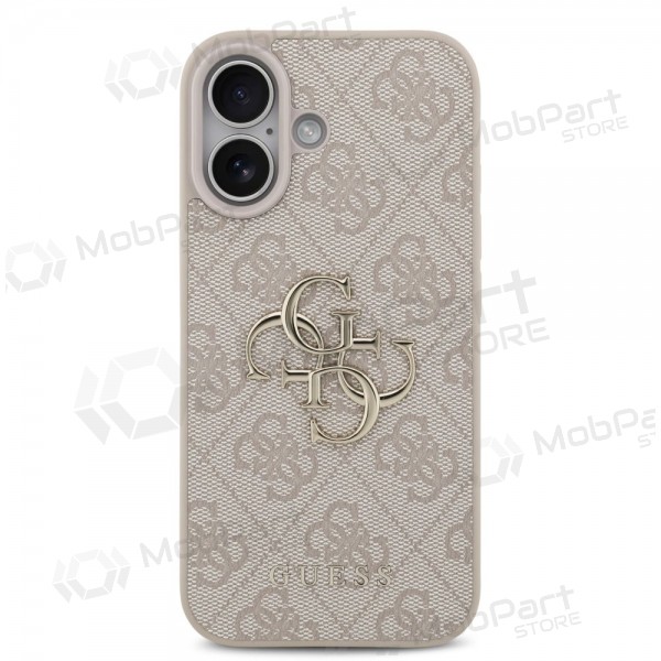 Funda para Apple iPhone 17 -Guess PU 4G Metal Logo- (rosa)