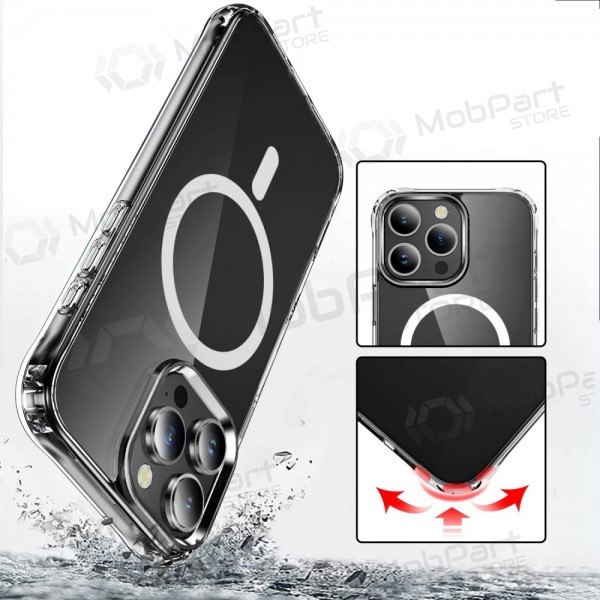 Funda para Apple iPhone 16 -Perfectionists Clear Mag Case- (transparente)