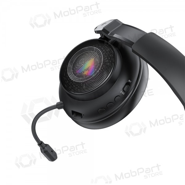 Auriculares inalámbricos Acefast H15 Gaming circumaurales con micrófono USB-C negros