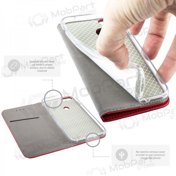Funda para Apple iPhone 13 - Smart Magnet (rojo)
