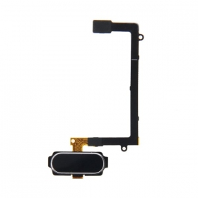 Samsung G925F Galaxy S6 Edge Conector del botón de HOME (negro)
