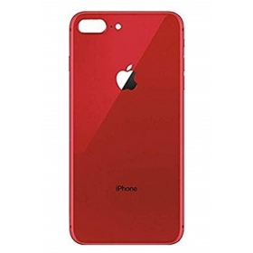Apple iPhone 8 Plus tapa trasera de la batería (rojo) (bigger hole for camera)