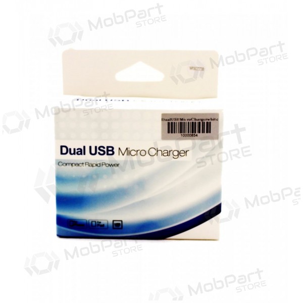 Cargador de coche (USB) (big/long) blanco (0.6A)