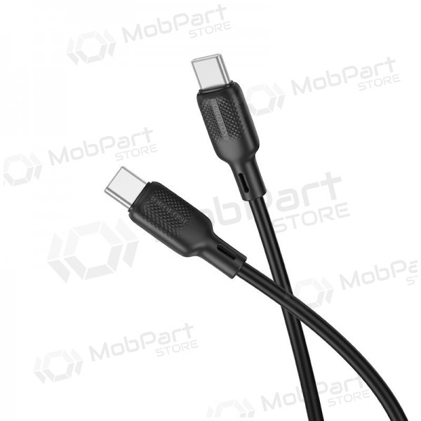 USB cable Borofone BX113 60W USB-C to USB-C 2.0m negro