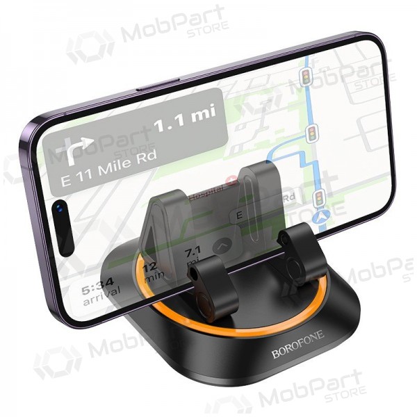 Soporte para teléfono de coche Borofone BH116 (dashboard) negro