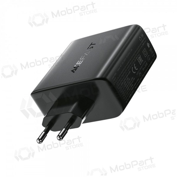 Cargador de teléfono Acefast A94 100 W GaN 3x USB-C + USB-A negro