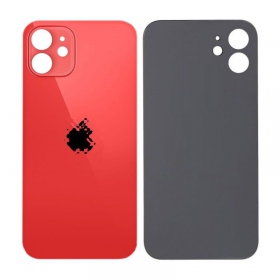 Apple iPhone 12 tapa trasera de la batería (rojo) (bigger hole for camera)