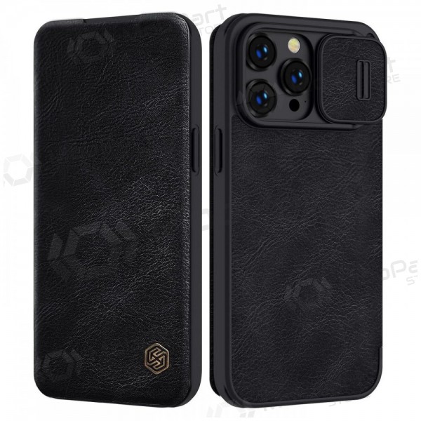 Apple iPhone 14 Pro Max funda „Nillkin Leather“ (negro)