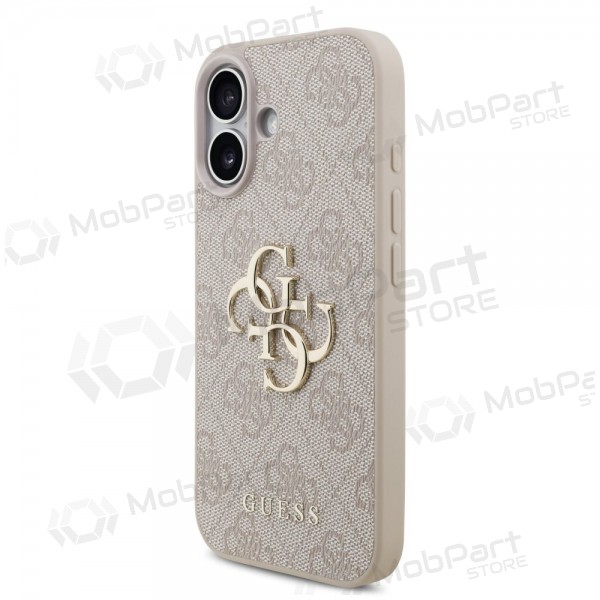 Funda para Apple iPhone 17 -Guess PU 4G Metal Logo- (rosa)