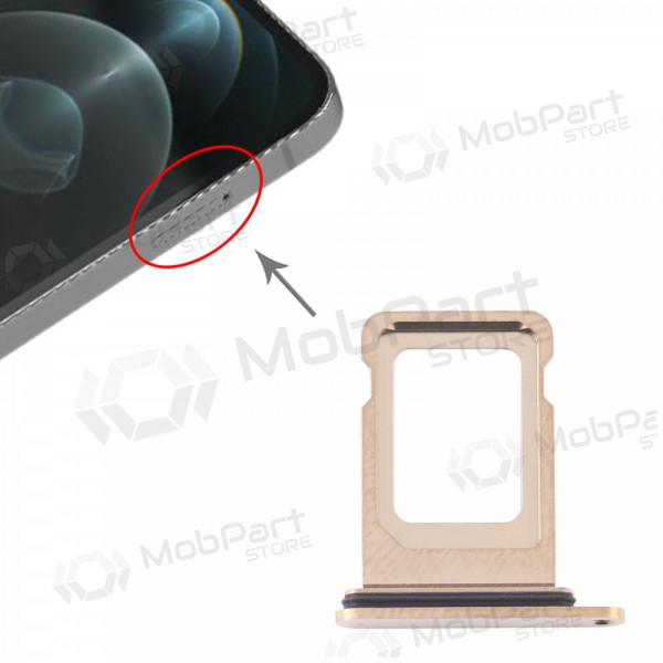 Apple iPhone 12 Pro / 12 Pro Max Titular de la tarjeta SIM (dorado)
