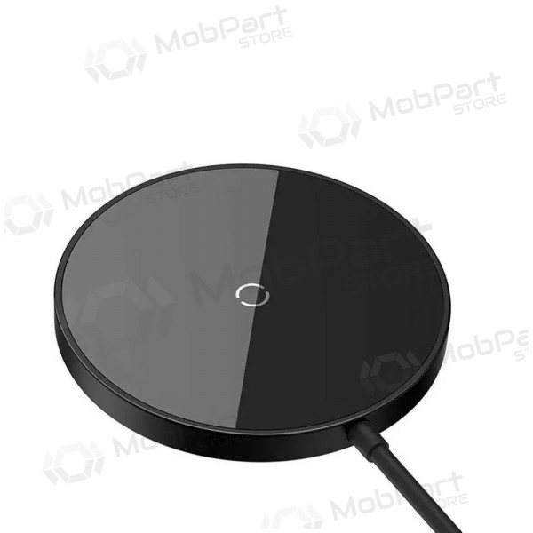 Cargador inalámbrico MagSafe Baseus Simple Mini 3 15 W negro