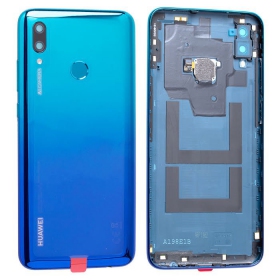 Huawei P Smart 2019 tapa trasera de la batería azul (Aurora Blue) (usada grade C, original)