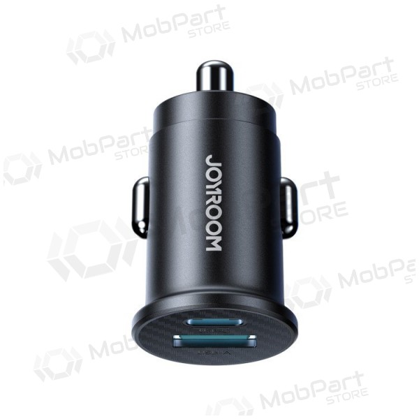 Cargador de coche Joyroom JR-CCN16 USB-A/USB-C 15W negro