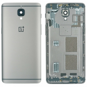 OnePlus 3 / 3T tapa trasera de la batería (plata) (usada grade B, original)