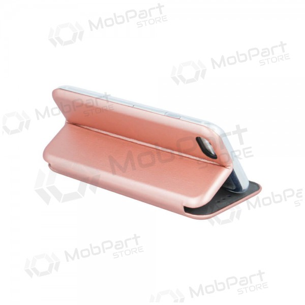 Funda para Apple iPhone 12 / 12 Pro - Book Elegance (rosa / oro)