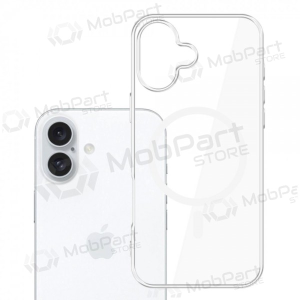 Funda para Apple iPhone 16 Plus - 3MK Clear MagCase (transparente)