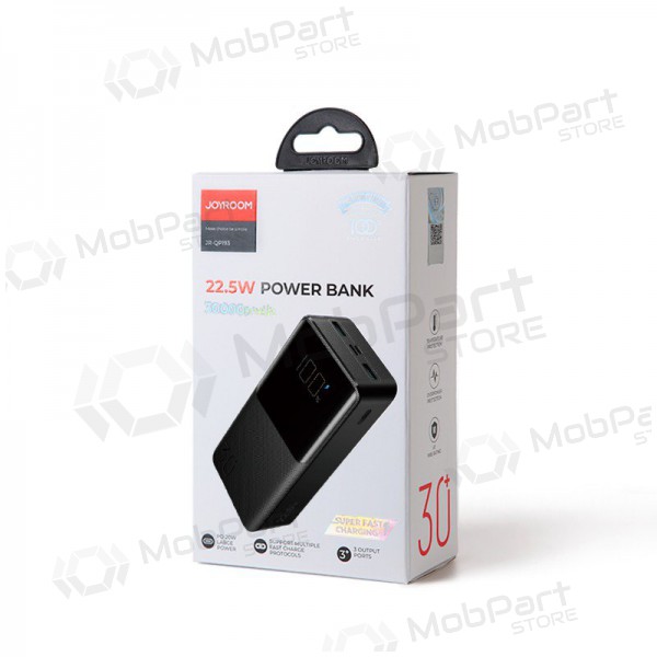 Batería externa Power Bank Joyroom JR-QP193 22.5W 30000mAh negra