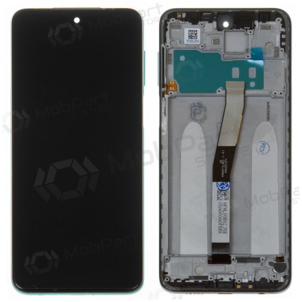 Xiaomi Redmi Note 9S pantalla (azul) (con un marco) (service pack) (original)