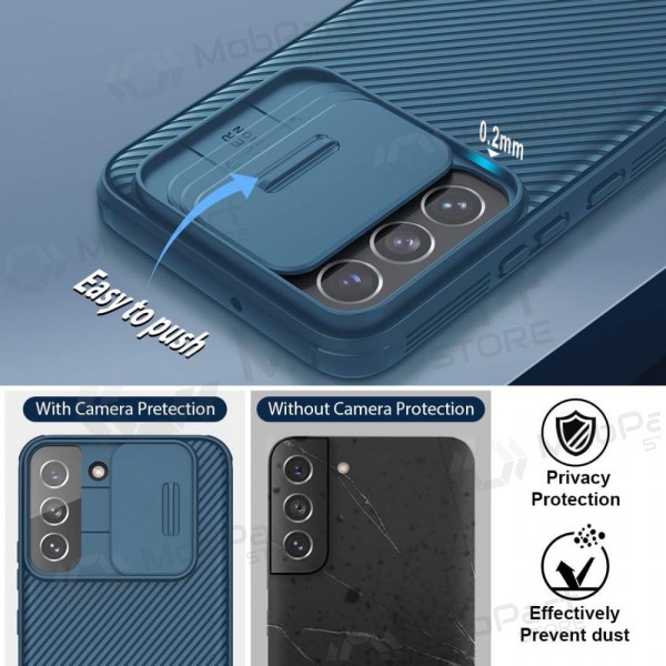 Google Pixel 7 Pro funda „Nillkin CamShield Pro“ (azul)