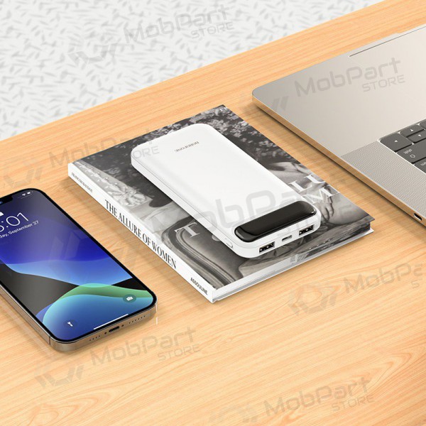 Batería externa Power Bank Borofone BJ14 Type-C microUSB 2*USB (2A) 10000mAh Blanco Batería externa Power Bank Borofone BJ14 Type-C microUSB 2*USB (2A) 10000mAh Blanco