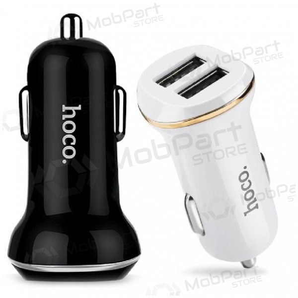 Cargador de coche HOCO Z1 Dual USB (5V 2.1A) (negro)