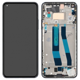 Xiaomi Mi 11 Lite 4G / Mi 11 Lite 5G / 11 Lite 5G NE pantalla (negro) (con un marco) (Premium)