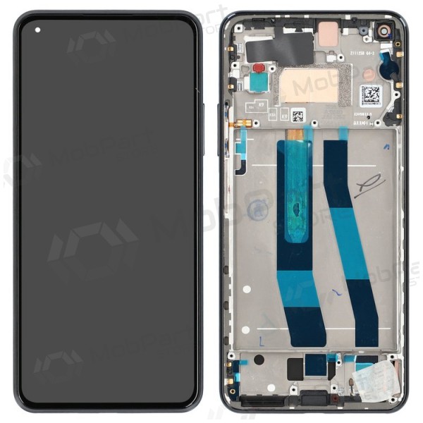 Xiaomi Mi 11 Lite 4G / Mi 11 Lite 5G / 11 Lite 5G NE pantalla (negro) (con un marco) (Premium) Xiaomi Mi 11 Lite 4G / Mi 11 Lite 5G / 11 Lite 5G NE pantalla (negro) (con un marco) (Premium)