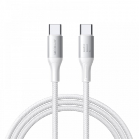 USB cable Joyroom S-A28 USB-C to USB-C 60W 1.0m blanco