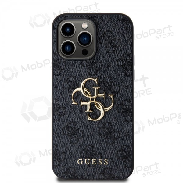 Funda para Apple iPhone 14 Pro Max -Guess PU 4G Metal Logo- (gris)