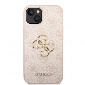 Funda para Apple iPhone 14 - Guess PU 4G Metal Logo