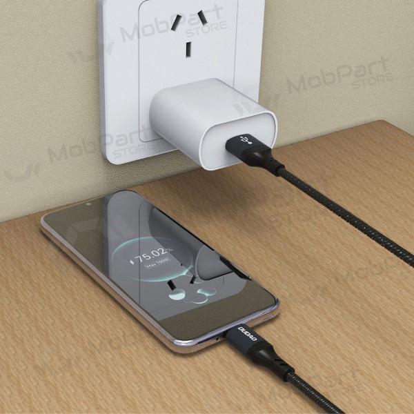 Cable USB-C Dudao L3ST USB-A a USB-C 3 m 5A negro